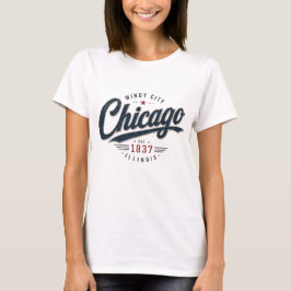 T-shirt met vintage grafische afbeelding van Chica