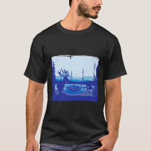 T-shirt met vintage grafische afbeelding van edelh