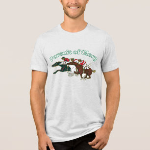 T-Shirt met Vintage Grafische Afbeelding van Paard