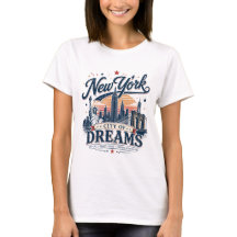 T-shirt met vintage grafische print van New York C