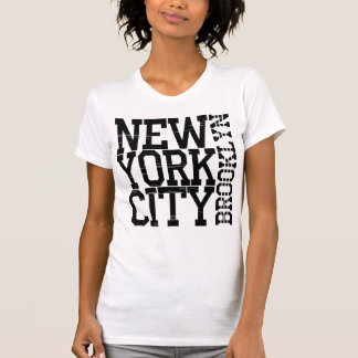 T-shirt met vintage New York City typografie in di