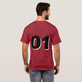 T-Shirt met Vintage Racing Geruite Vlag