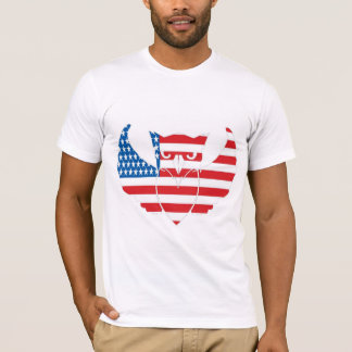 T-shirt met vlag