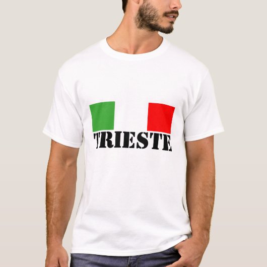 T-shirt met vlag petto (Voorkant)