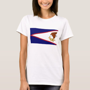 T-Shirt met vlag van Amerikaans Samoa