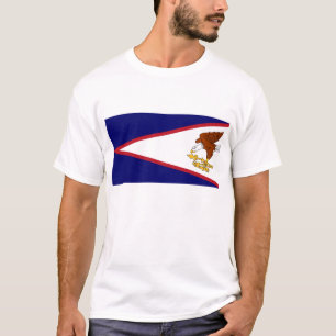 T Shirt met Vlag van Amerikaans-Samoa USA