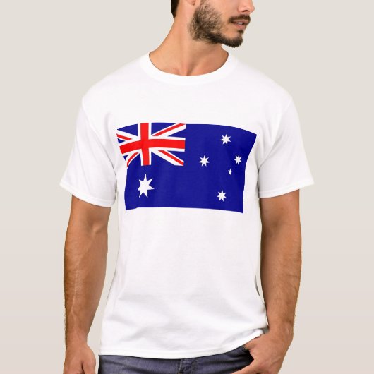 T-Shirt met vlag van Australië (Voorkant)