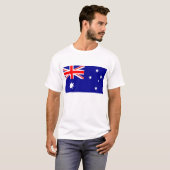 T-Shirt met vlag van Australië (Voorkant volledig)