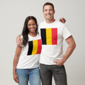T Shirt met vlag van België (Unisex)