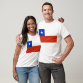 T Shirt met vlag van Chili (Unisex)