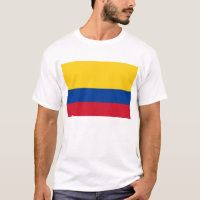 T-Shirt met vlag van Colombia
