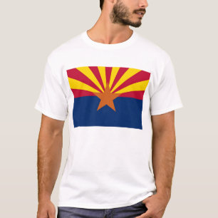 T Shirt met vlag van de staat Arizona Verenigde St