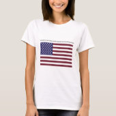 T-shirt met vlag van de Verenigde Staten van Ameri (Voorkant)