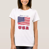 T-shirt met vlag van de VS (Voorkant)