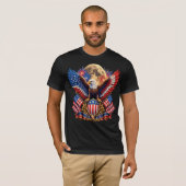 T-shirt met vlag van de VS (Voorkant volledig)
