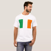 T Shirt met vlag van Ierland (Voorkant volledig)