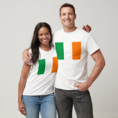 T Shirt met vlag van Ierland (Unisex)