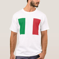 T Shirt met vlag van Italië