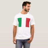T Shirt met vlag van Italië (Voorkant volledig)