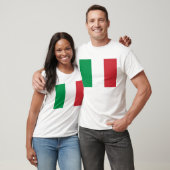 T Shirt met vlag van Italië (Unisex)