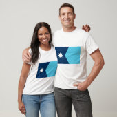 T-shirt met vlag van Minnesota, VS (Unisex)