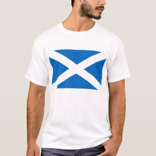 T Shirt met vlag van Schotland.