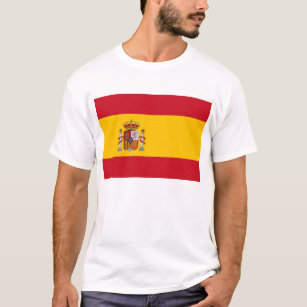 T Shirt met vlag van Spanje
