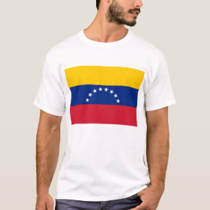 T-shirt met vlag van Venezuela, Venezolaanse vlag