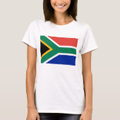 T-Shirt met vlag van Zuid-Afrika (Voorkant)