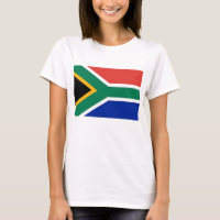 T-Shirt met vlag van Zuid-Afrika