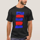 T-shirt met vlag voor patriottische immigranten (Voorkant)