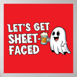 T-shirt met vlakken poster