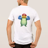 T-shirt met vogelpersonages van beste vrienden (Achterkant)