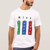 T-shirt met volle energie Rizz (Voorkant)