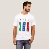 T-shirt met volle energie Rizz (Voorkant volledig)