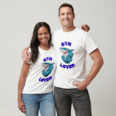 T-shirt met volledig wit haaient ontwerp – Stijlvo (Unisex)