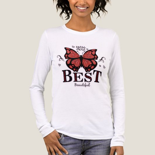 T-shirt met volledige mouw (Voorkant volledig)