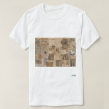 T-shirt met voorbedrukte voorzijde 'Mijn ogen plan