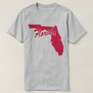 T-shirt met vorm van de staat Florida