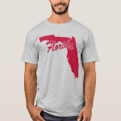 T-shirt met vorm van de staat Florida (Voorkant)
