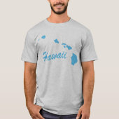 T-shirt met vorm van de staat Hawaii (Voorkant)