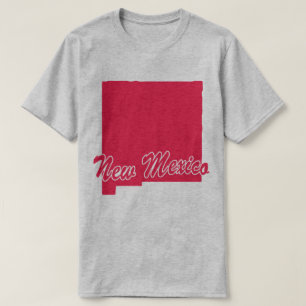 T-shirt met vorm van de staat New Mexico