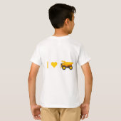 T-shirt met vrachtwagen voor peuters (Achterkant volledig)