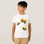 T-shirt met vrachtwagen voor peuters (Voorkant volledig)