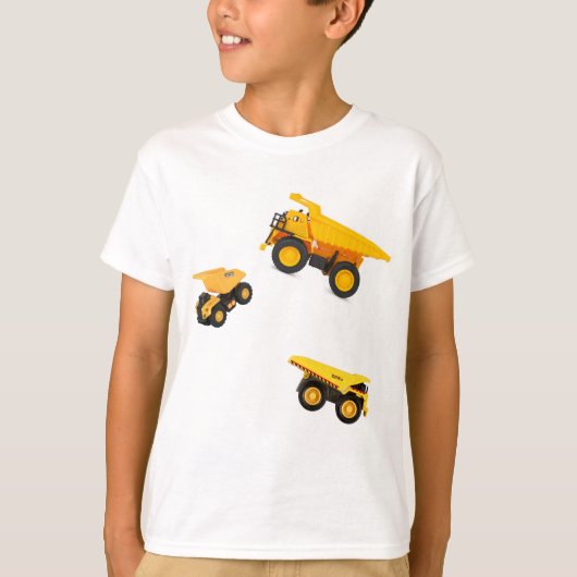 T-shirt met vrachtwagen voor peuters (Voorkant)