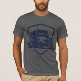 T-shirt met vrachtwagenchauffeur logo