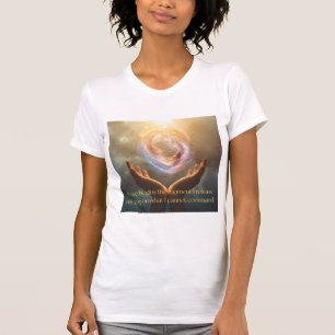 T-shirt met vredescitaat