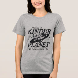 T-shirt met vriendelijkheidsboodschap