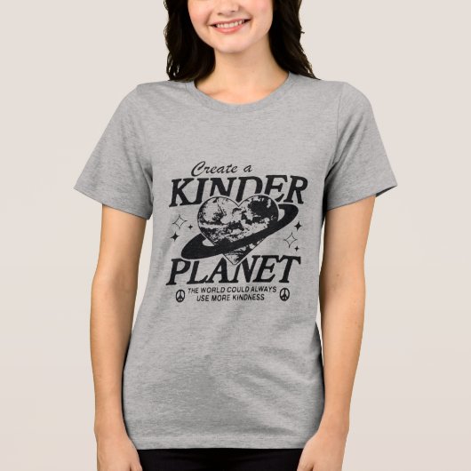 T-shirt met vriendelijkheidsboodschap (Voorkant)