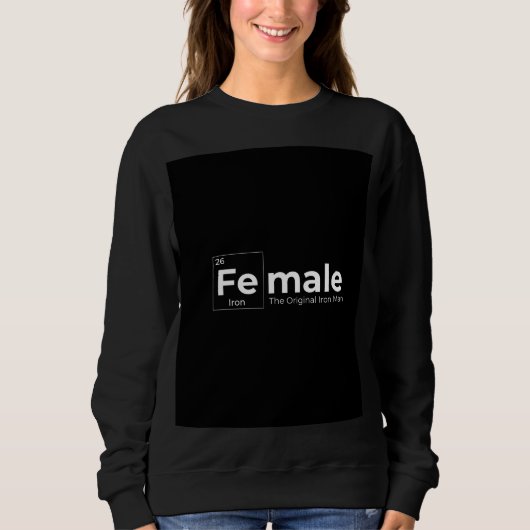 T-shirt met vrouwelijke kracht citaat (Voorkant)